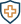Shield with plus sign icon