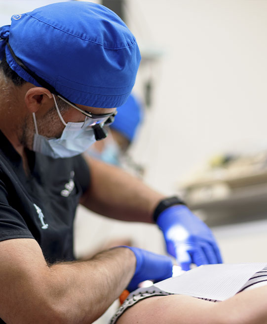 Woman receiving a dental checkup in Arlington Heights