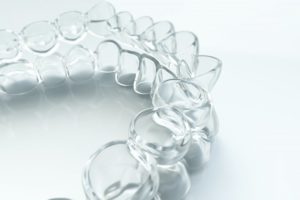 Closeup of Invisalign in Arlington Heights